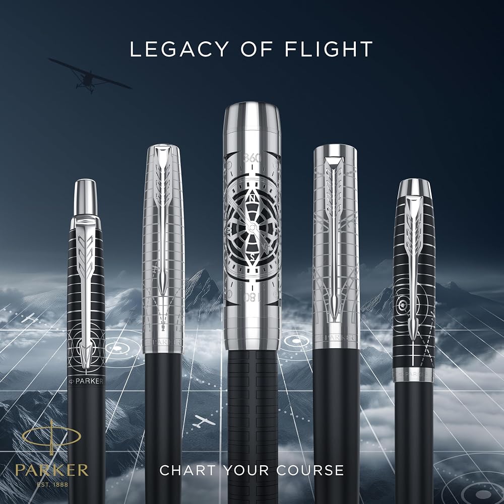 PARKER Parker Ballpoint Pen Sonnet Legacy of Flight CT Special Edition Medium Oil-based Gift Boxe...