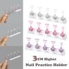 Acryl Magnetischer Nagel-Display-Ständer Falsche Press-On-Nägel Halter Maniküre-Rack Für Anfänger DIY