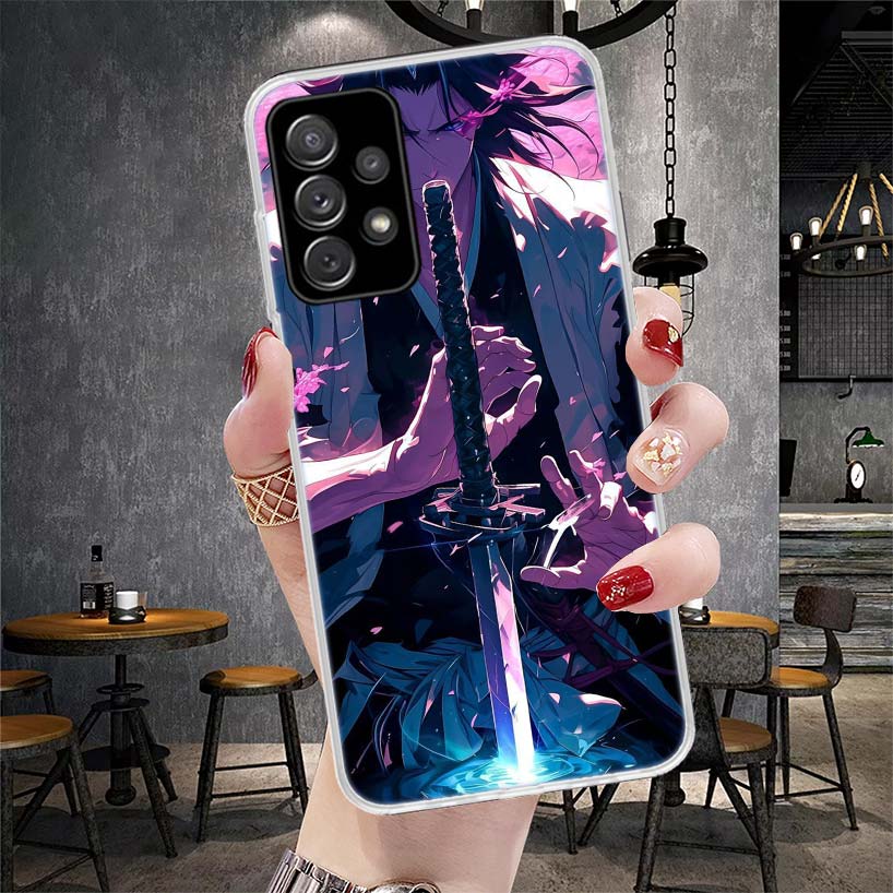 Bleach Kuchiki Byakuya Weiche Handyhülle Für Samsung Galaxy A12 A22 A32 A52 A72 A02S A51 A50S A71 A70 A31 A20S Note 20 Ultra S10 A