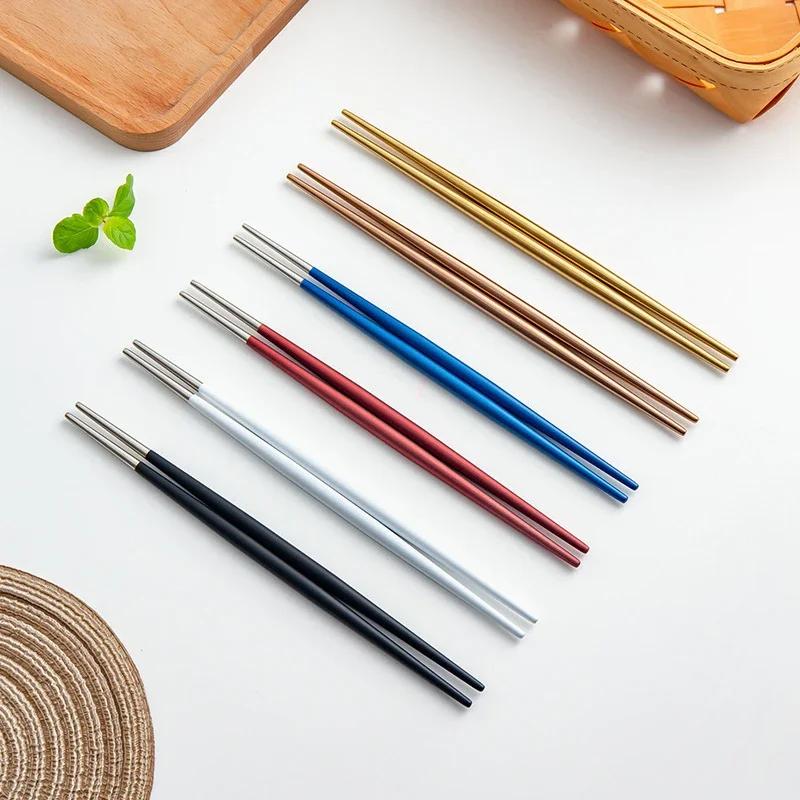 Non-slip Reusable Chopsticks for Sushi, Japanese Tableware, Chinese Gift (Pair)