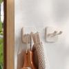 Punch-free Power Plug Socket Double Hook Power Cord Storage Rack Hanger Holder  Kitchen
