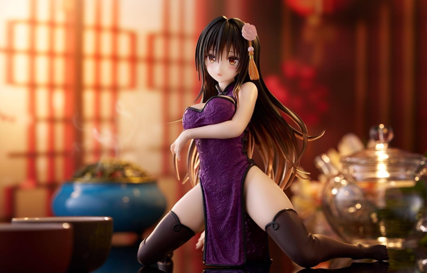 

Kotegawa Yui Figure To Darkness Desktop Cute Figure Kotegawa Yui Chinese Dress Version Official Love-Ru