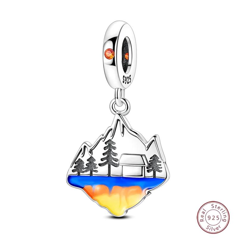 Halloween Charm Copper Poker Card Pendant Beads Black Spade 10-A Royal Flush Red Heart 10-A Charm For Bracelet Woman Jewelry