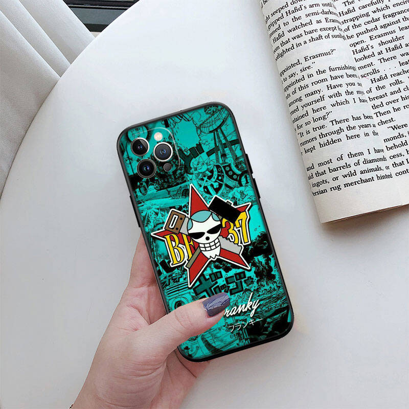 MH118 One Piece LOGO Telefoonhoesje voor iPhone 7 8 11 12 13 14 15 16 17 16E XS Pro Max XR X SE Air