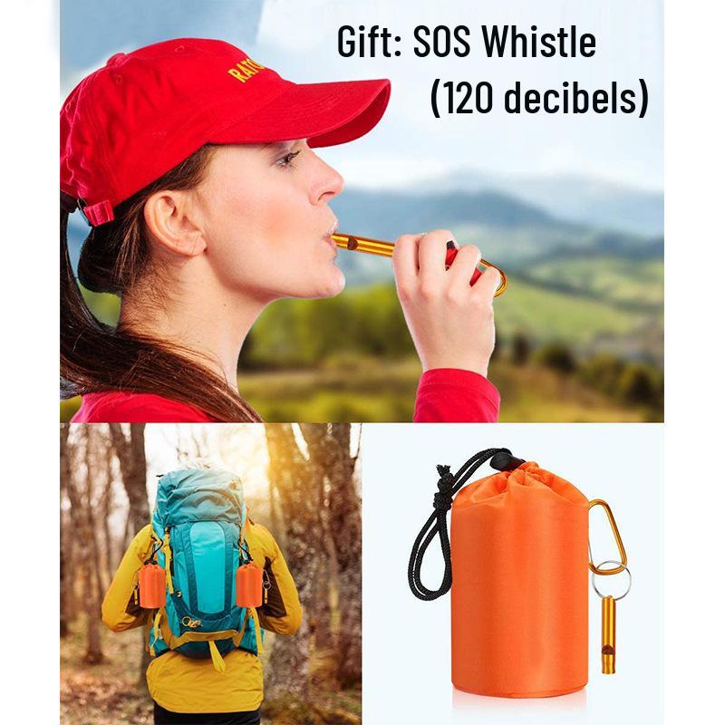 Portable Emergency Survival Sleeping Bag with Reflective Insulation for Camping and Hiking