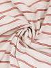 LA MAISON STUDIO Maison Hibiscus Stripe Ringer Short Sleeve Deepred(Fcg2Ts764W)
