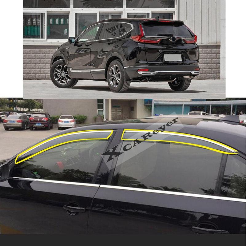 For Honda CRV CR-V BREEZE 2017 2018 Car Body Styling Sticker Plastic Window Glass Wind Visor Rain/Sun Guard Vent