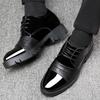 Men's leather shoes wedding groom leather shoes business dress men's leather shoes inner height increase 6cm8cm10cm thick-soled men's shoes