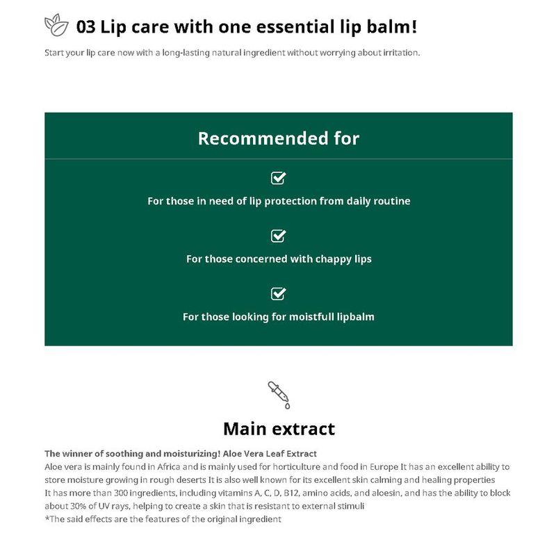 Farm Stay - Real Essential Lip Balm - 3 Types