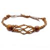 Net Bag Adjustable Bracelet Cord Empty Without Stone Crystal Holder Bracelet Natural Healing Gem Macrame Bracelet Decor