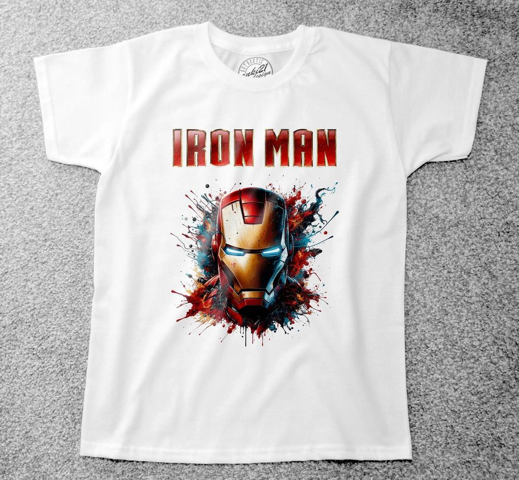 Marvel Avengers Iron Man 002 Childrens/Kids Adult T Shirts/t-shirts