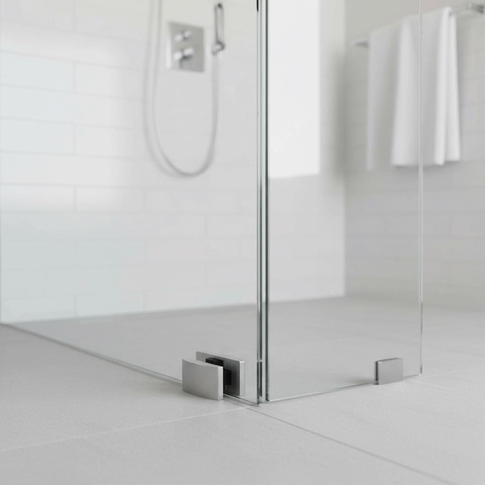 304 Stainless Steel Floor Bottom Guide Bottom Guide Floor Guide Frameless Sliding Doors Steel Construction Hardware Replacement