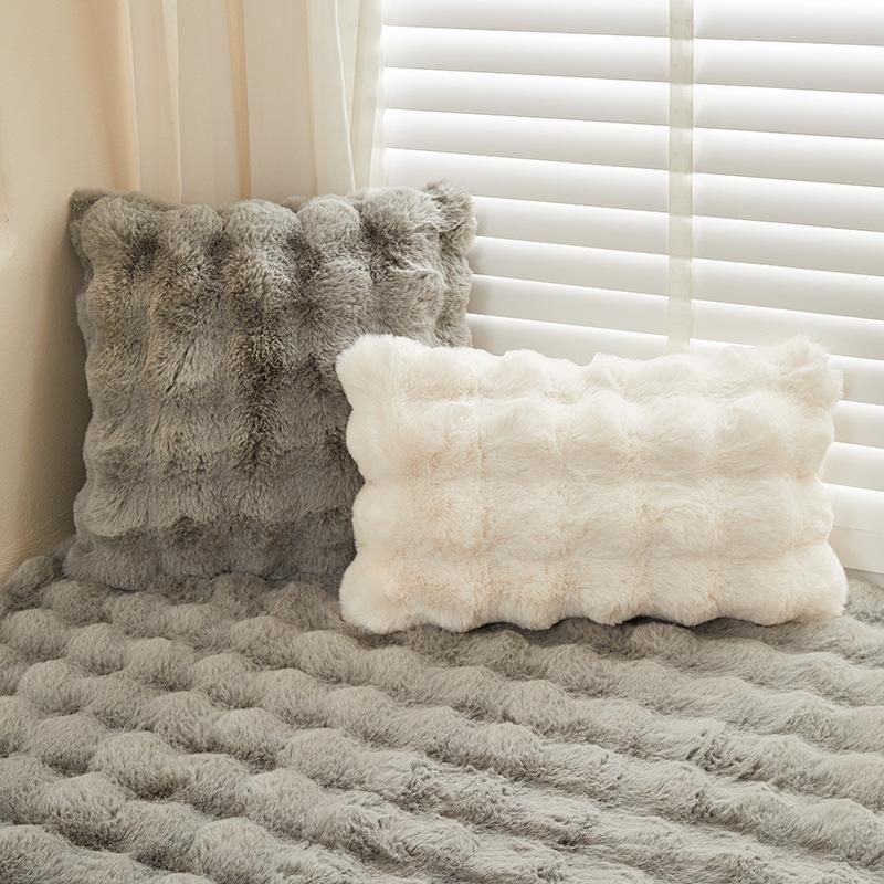 Premium Winter Plush Bay Window Cushion Thick Fluffy Mat for Tatami Balcony Home Decor Comfortable Soft Cover
