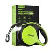 Pecute Retractable Dog Leash with LED Light, Smooth Winding, Strong Nylon Tape, Pause Function, Suitable for Small, Medium, and Large Dogs, 30kg Weigh