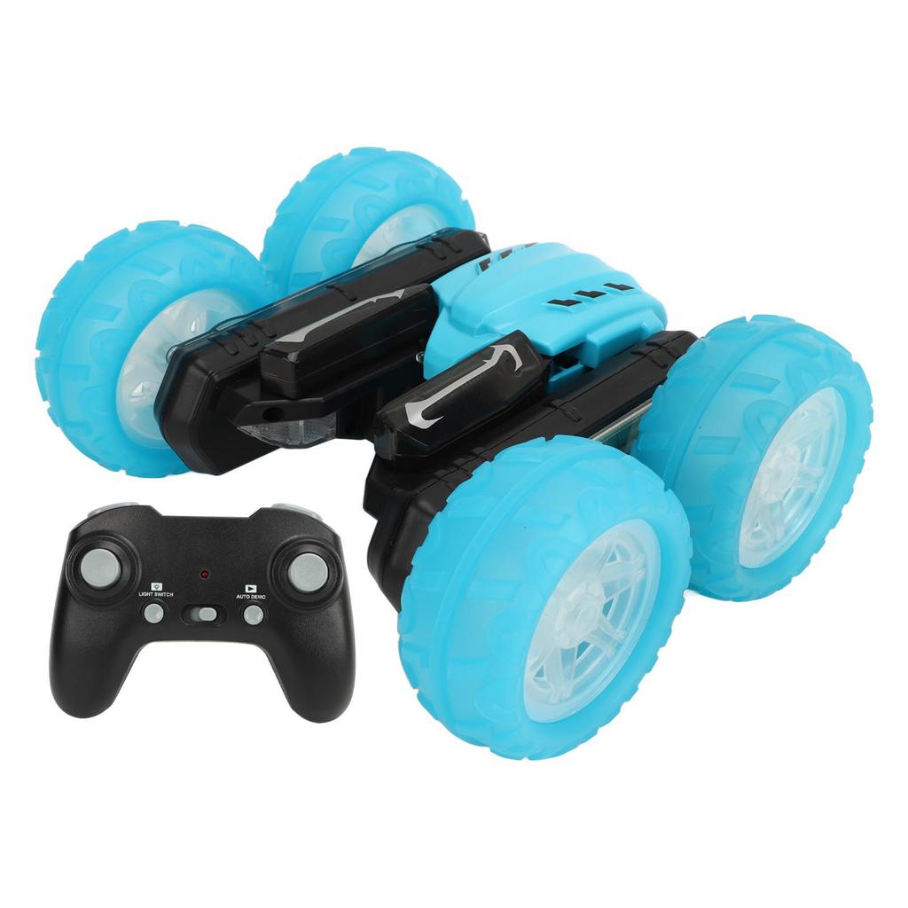 2.4G Double Sided RC Stunt Car 360 Degree Rotating Sound Light Rechargeable Remote Control Stunt Car