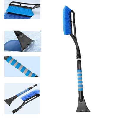 Ice Scrapers for Car Windshield 36-inch Extendable Shovel Detachable Windshield Scraper with Scratch Free Bristle Head