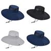 Summer Outdoor Fishing Hat For Men With Large Brim Sun Protection And Breathability