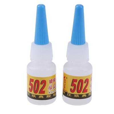 2 botes super glue secado rápido adhesivo fuerte
