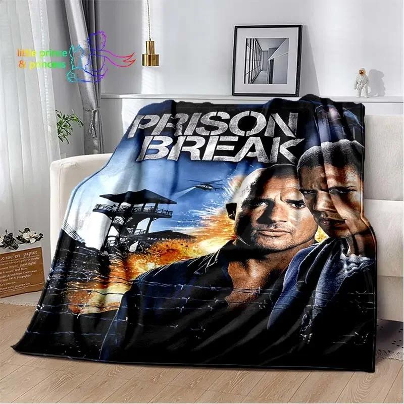 Prison Break TV Show Blanket Lightweight Comfortable Soft Breathable Ultra Warm Blanket Bedding Travel Bedding 130cmx150cm
