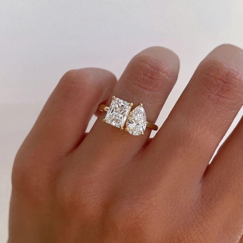 925 Zilver 1-8CT Zircon Prachtige Glanzende Ovalen Steen Ring Voor Vrouwen Verloving Bruiloft Luxe Hoge Kwaliteit Fijne Sieraden