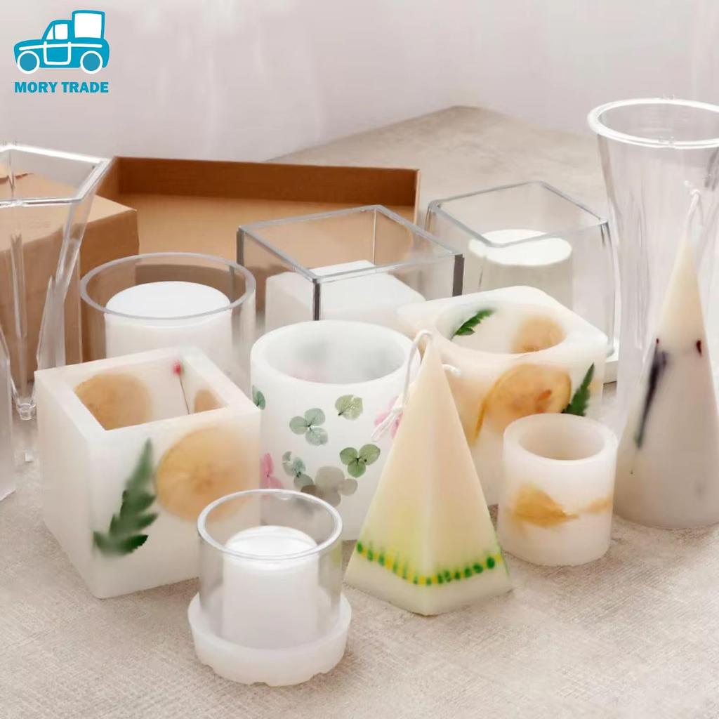 MORYTRADE Candle Lantern Mold, Handmade Lantern Making, Cylinder, Set of 2 Sizes