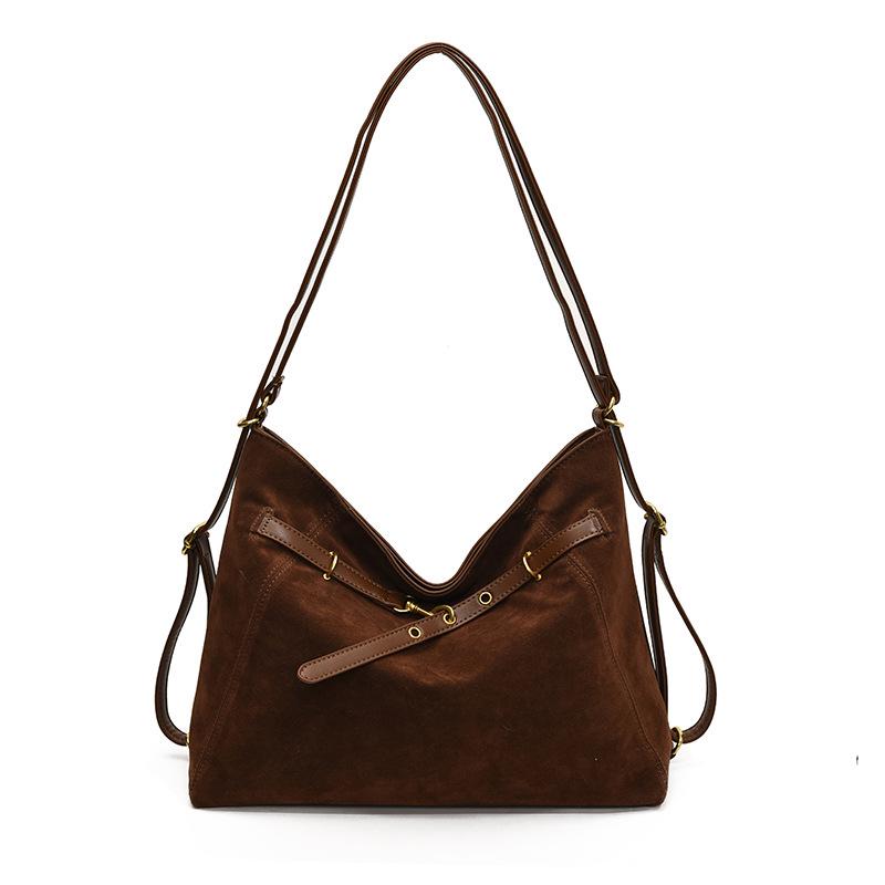 2025 Retro mattierte große Damen-Herbst/Winter-Tragetasche Rucksack