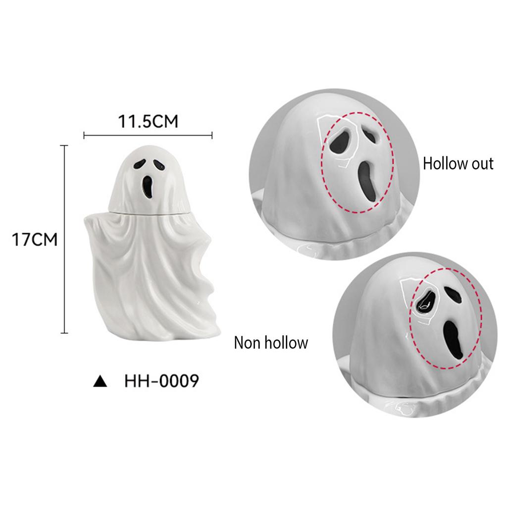 Ghosts Demon Elf Ceramic Mug Dishwasher-safe Ceramic Coffee Mug With Lid Home Supply