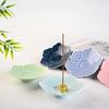 Modern Lotus Ceramic Incense Holder: Multi-Color Zen Tray for Home Aromatherapy and Study Decoration