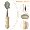 Irish Musical Spoons Wood Handle Percussion Musical Spoons Instrument Castanets Spoon Percussion Instrument Enduring