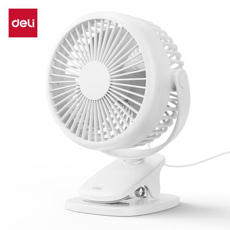 Deli Portable USB Desk & Clip Fan