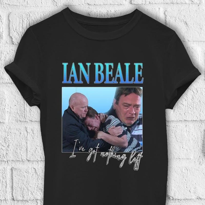 Unisex I Got Nothing Left Ian Beale Baseball Men Women Baggy Boyfriend Gift Black Humor Printed Tshirt Tops Regular Shirt