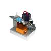 18 Level Methanol Engine Model DIY Miniature Engine Pull Start with Aluminum Alloy Base Methanol Engine Model