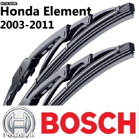 Bosch DC Wiper Blades Set for Honda Element (2003-2011) Front Left & Right(Pair)