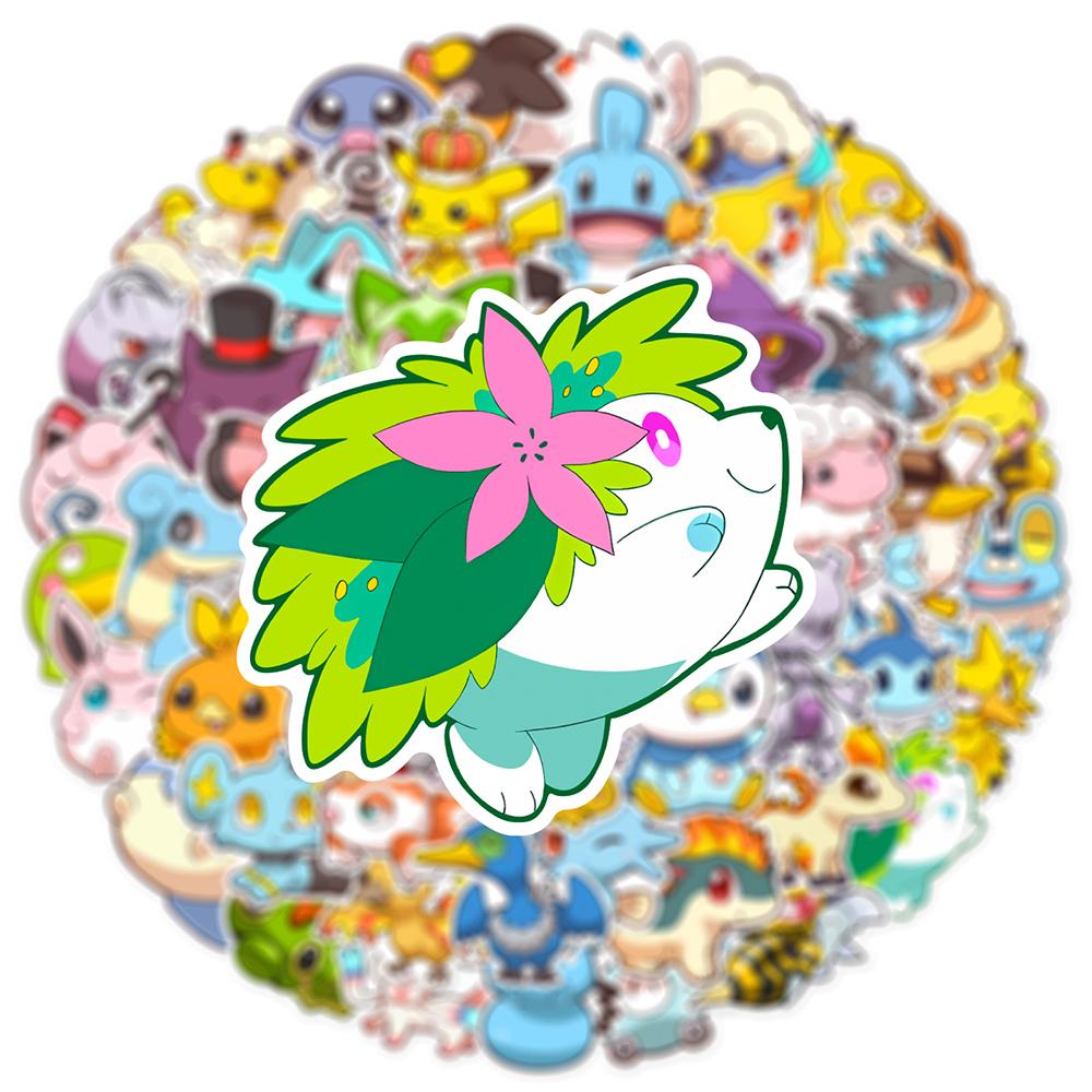 10 30 50Pcs Anime Cute Stickers Graffiti Decoration Diy Skateboard Phone Fridge Bike Cartoon Decals Fun For Kid Toy Gift