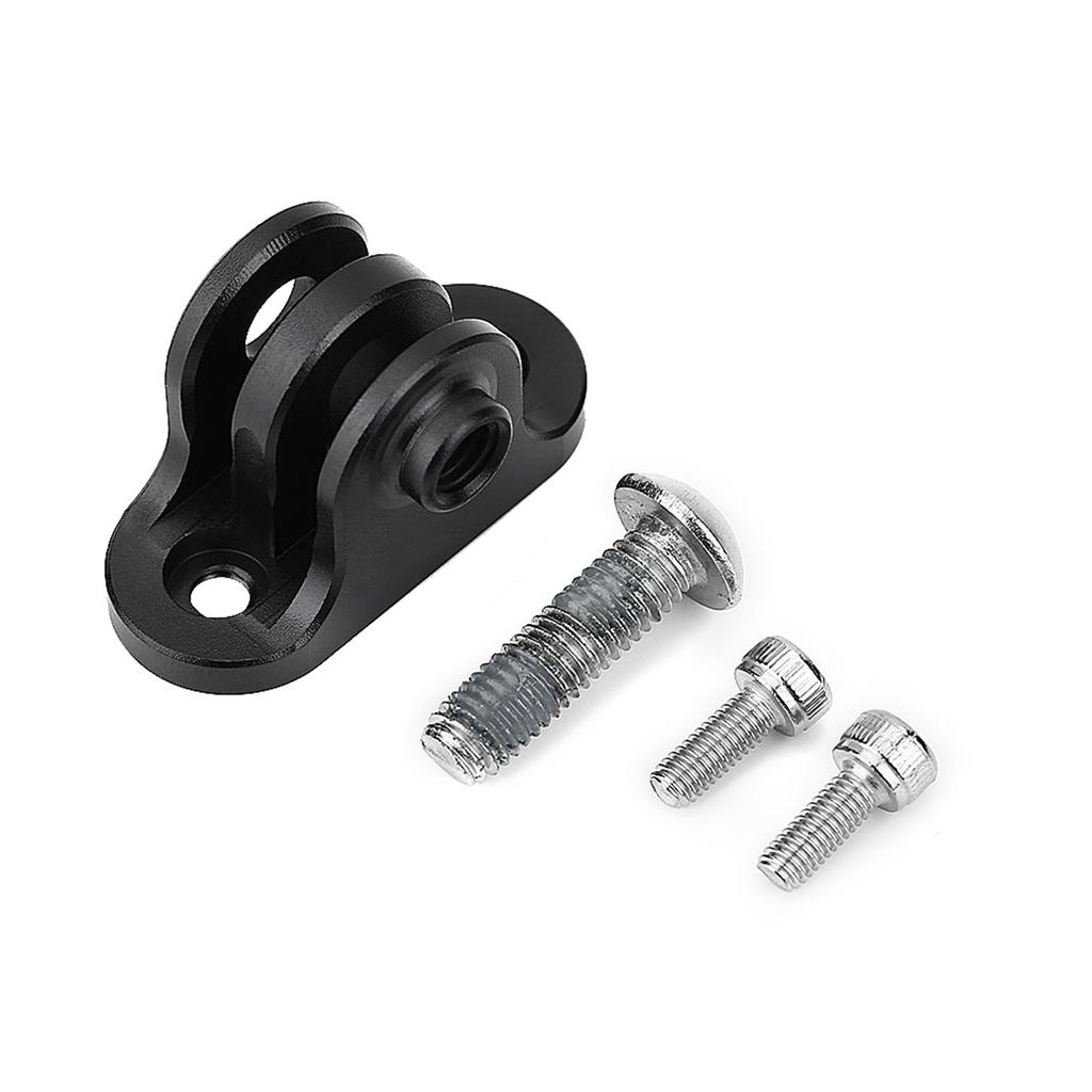 Bicycle Computer Metal Bracket Camera Adapter Mount for Gopro (Black)
