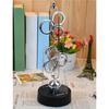 Metal and Plastic Double-Swinging Chaotic Desk Sculpture Electric Forever Motion Toy Balance Pendulum Balls