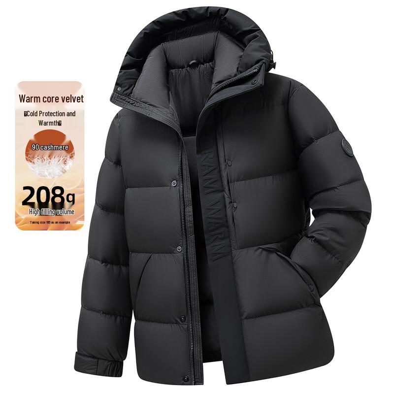 Snow Flying Men s Hooded Puffer Down Jacket L (170/88A)