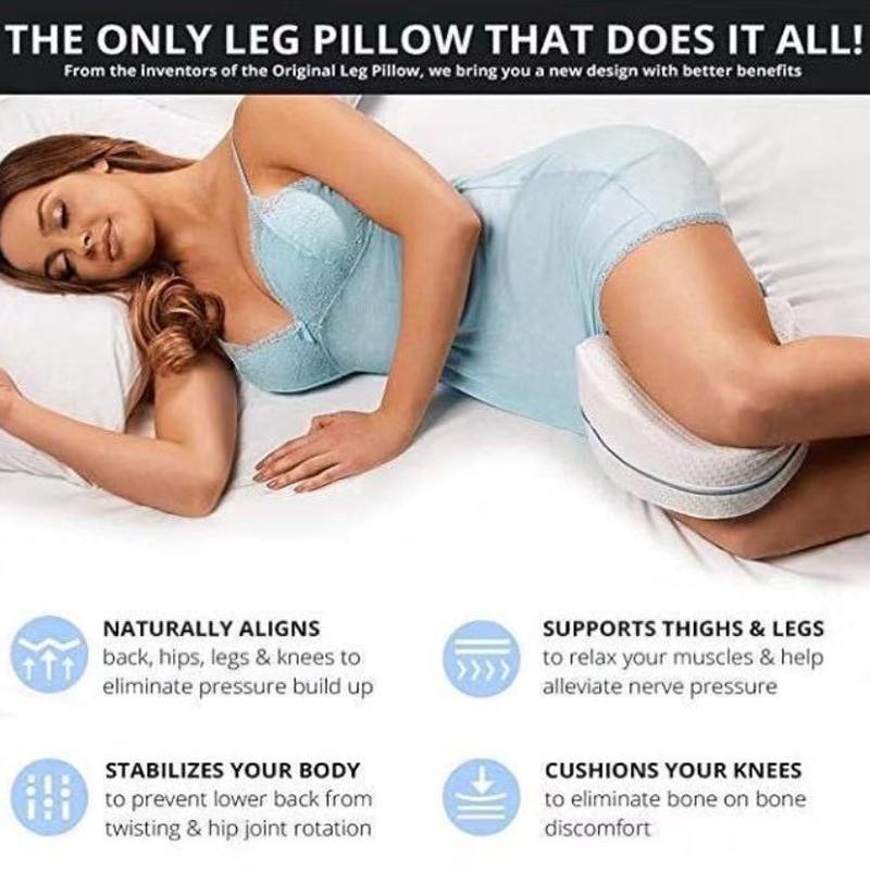 Heart-Shaped Memory Slow Rebound Cotton Vein Pad Leg Pillow Side Sleep Leg Drag Leg Pillow Clamp Leg Pillow Throw Pillow