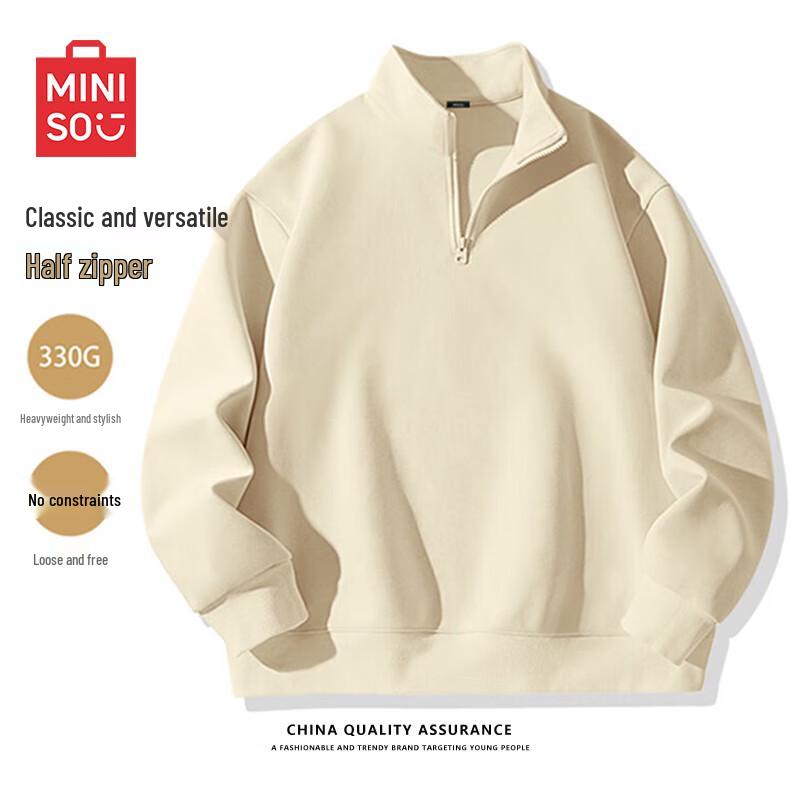 

Men s Heavyweight Half-Zip Stand-Collar Sweatshirt XL