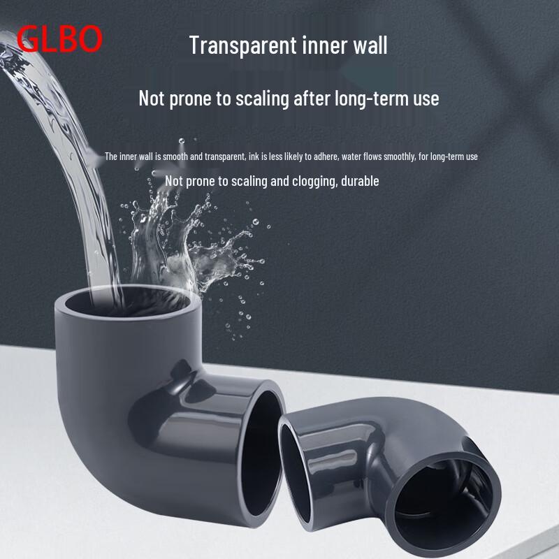 GLBO UPVC 90-Degree Elbow Pipe Fitting