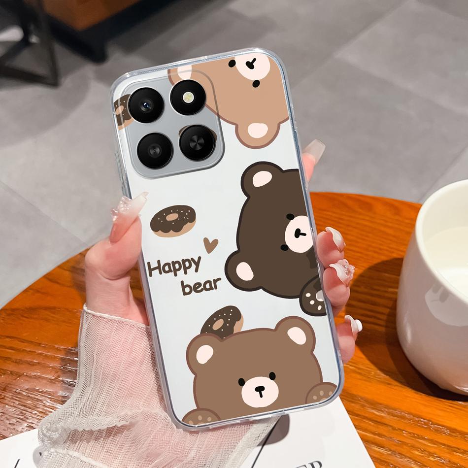 For Honor 400 Smart Phone Case Leisure Style Patterns Soft Silicone TPU Transparent Lightweight Cover For Honor400 Smart Bumper