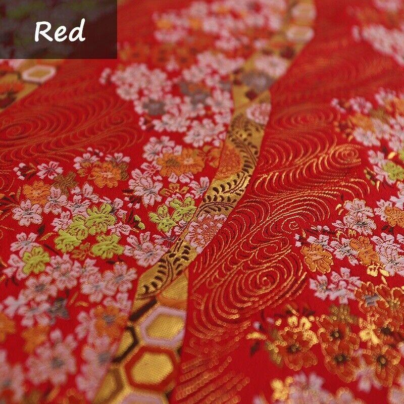 Tkanina w stylu japońskim z nadrukiem wiśniowych kwiatów Materiał pikowany Tkanina do szycia do rękodzieła DIY Akcesoria do robótek ręcznych