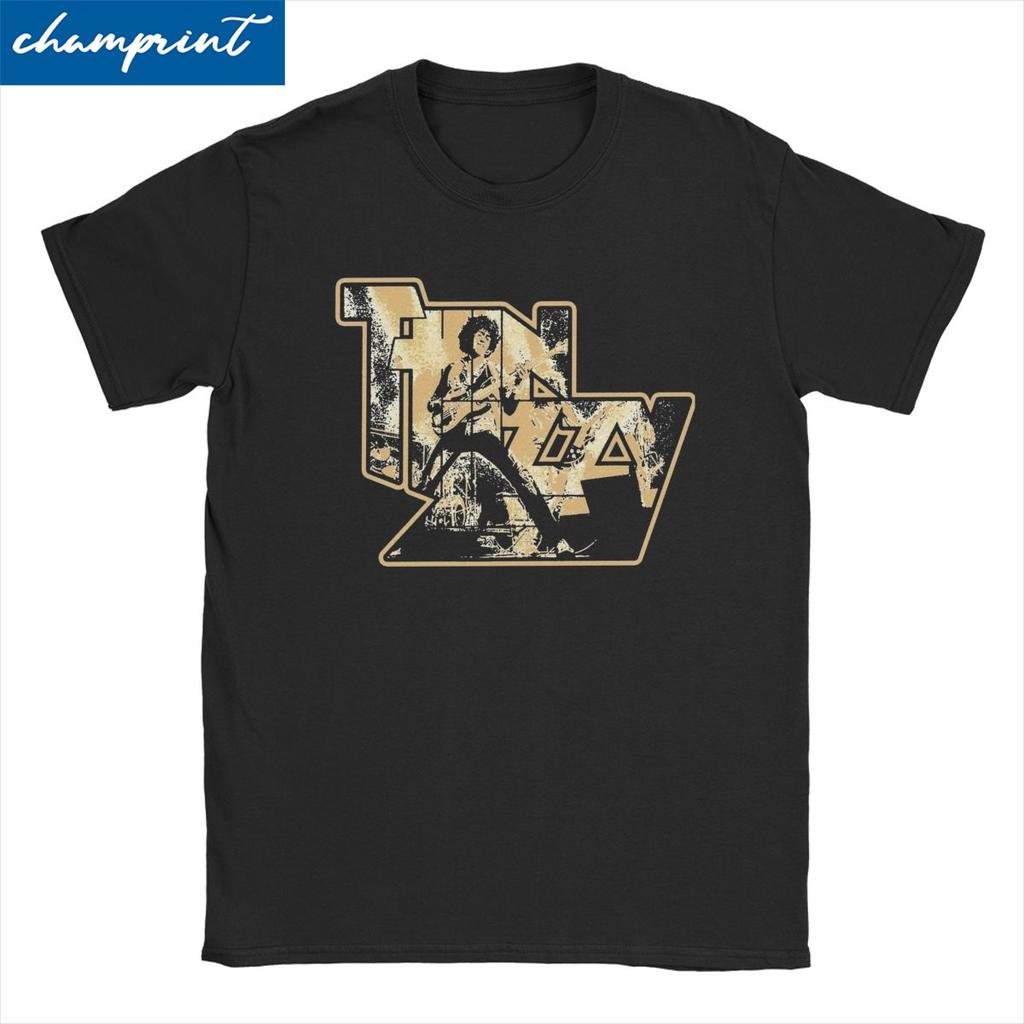 Pánské Dámské Rocková Kapela 90. léta Tričko Thin Lizzy Bavlna Topy Vtipné Krátký Rukáv Kulatý Výstřih Tričko Plus Size Trička