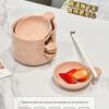 Ceramic Cream-Style Dipping Dish for Seasonings and Sauces