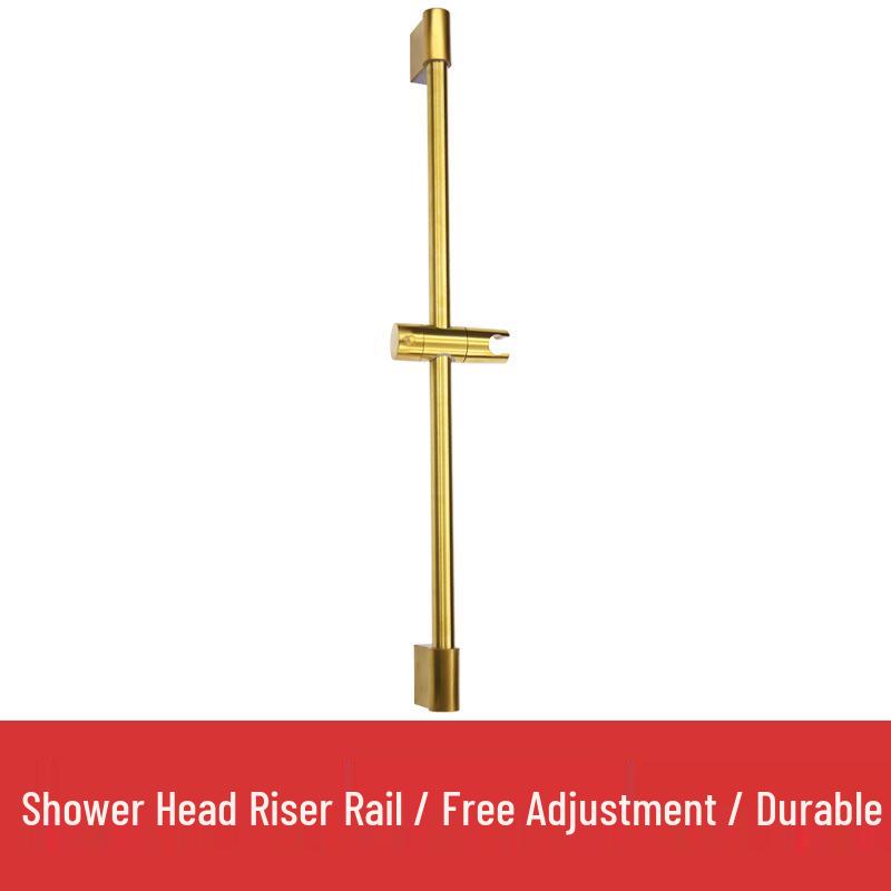 Adjustable 201 Stainless Steel Shower Rod & Head Holder Bracket Not Available