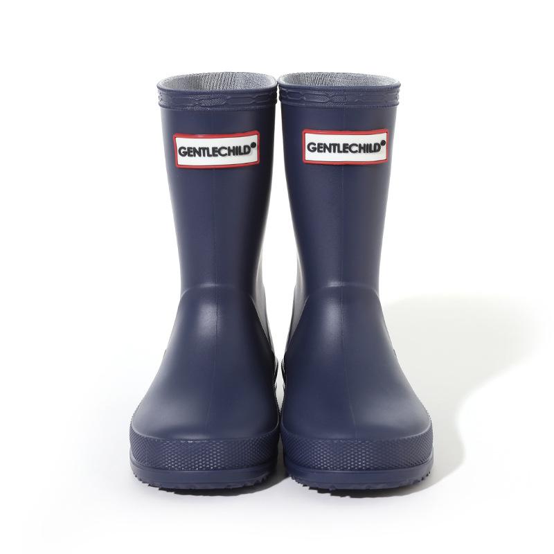 Wasserdichte Kinder-Regenstiefel mit rutschfester Sohle für Jungen und Mädchen, Alter 2-8 Jahre - Original Einfache Qualität