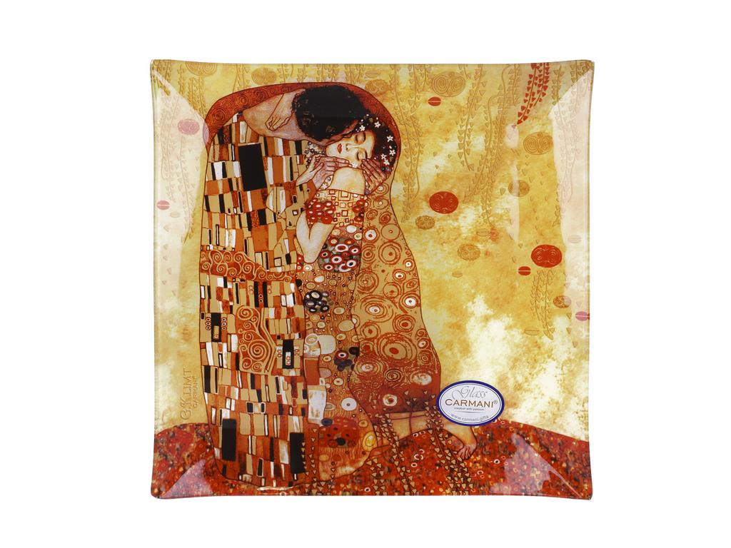 Talerz Dekoracyjny Gustav Klimt Pocałunek Sztuka Porcelana Prezent