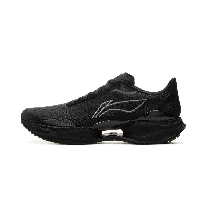 Li-Ning Super Light 22 Men s Racing Running Shoes Pure Black ARBV001-13 43