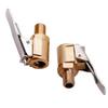 Mandrino ad aria per pneumatici auto Ottone automobilistico 8 mm Connettore a clip adattatore per valvola pompa di gonfiaggio Per gonfiaggio Connettore a clip a testa a cambio rapido