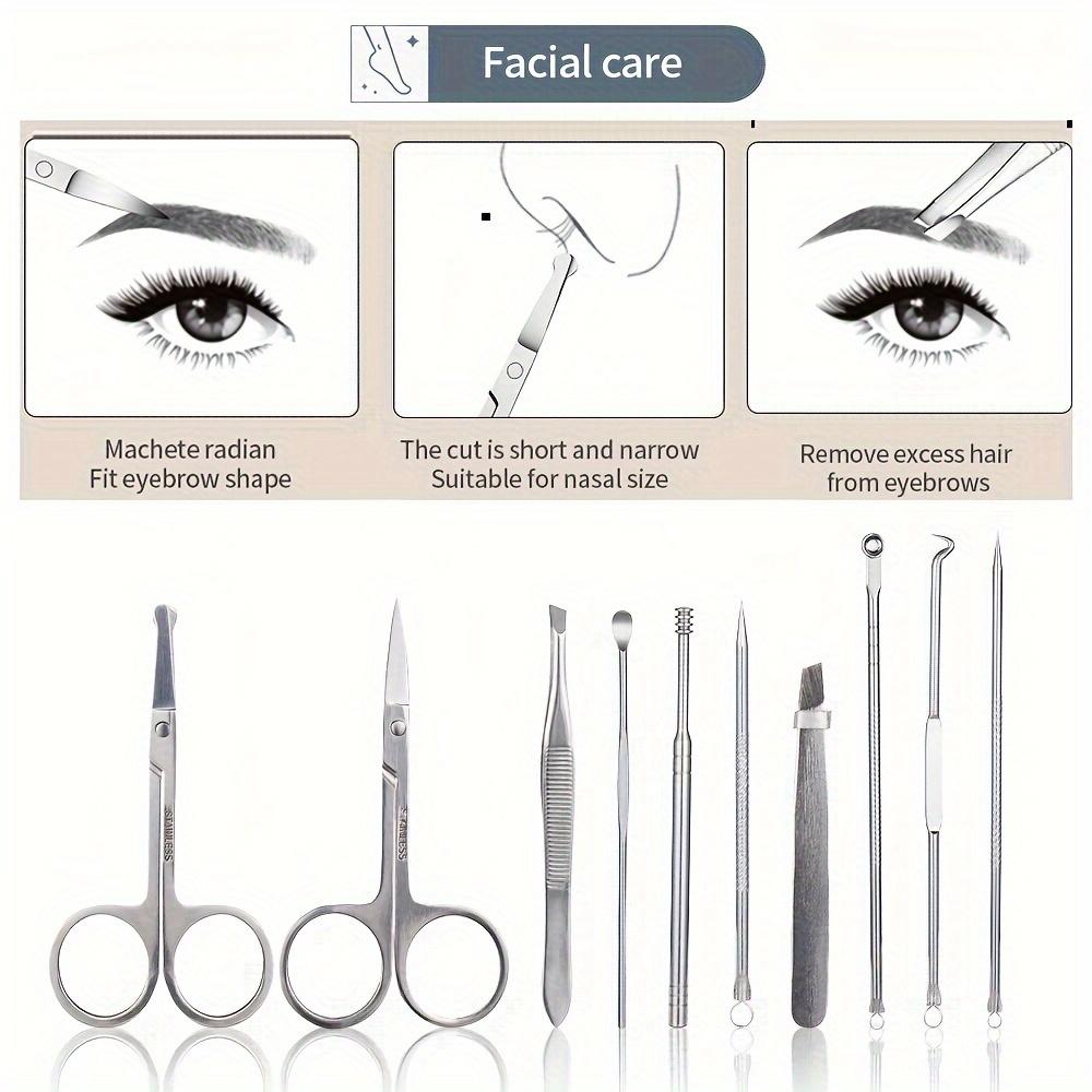 32 Sets Stainless Steel Manicure Set Professional Manicure Knives Nail Tools